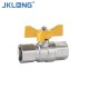 natural gas check shut-off valve  butterfly brass filling gas ball valve for gas stove valvula de laton