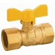 237 Brass Gas Ball Valve, Leakproof , Butterfly Hand,