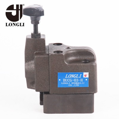 high quality BUCG03 hydraulic unloading relief valves