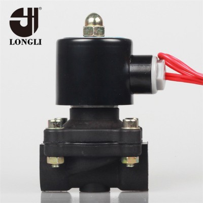 2W-160-15p pilot operated direct acting water inlet plastic solenoid valve