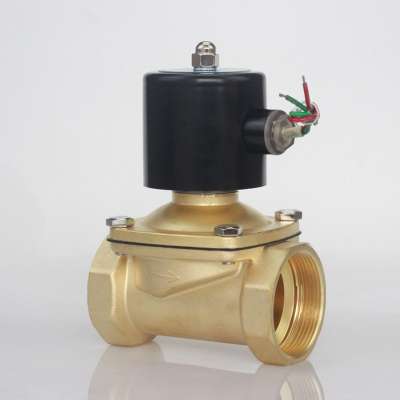 2W-500-50 220v 2 inch brass water air universal solenoid valve