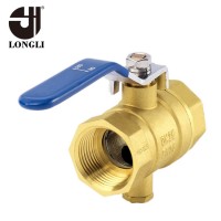 CW216 popular hydraulic brass female thread temperature ball valve