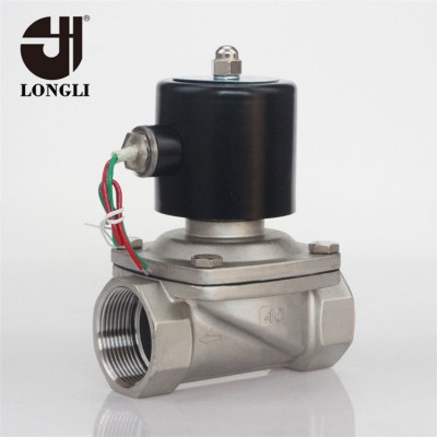 2W-400-40S dn40 low price stainless steel solenoid water valve AC220V