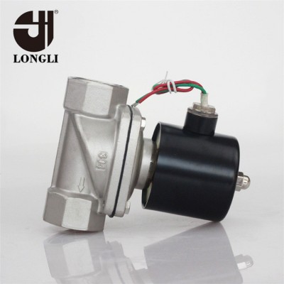 2W-320-32S DN32 stainless steel normal close solenoid water valve