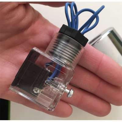 24V 12V DC Hydraulic solenoid plug  connector for coil