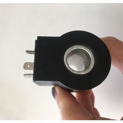 Customized solenoid coil for hydraulic cartridge valve