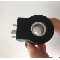 Customized solenoid coil for hydraulic cartridge valve