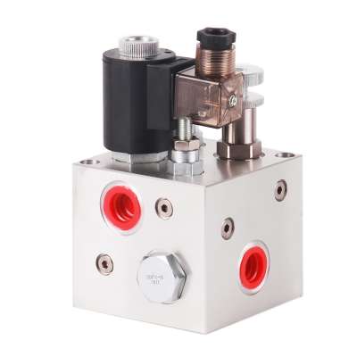 Customizable LL258 12v dc hydraulic valve block power pack unit